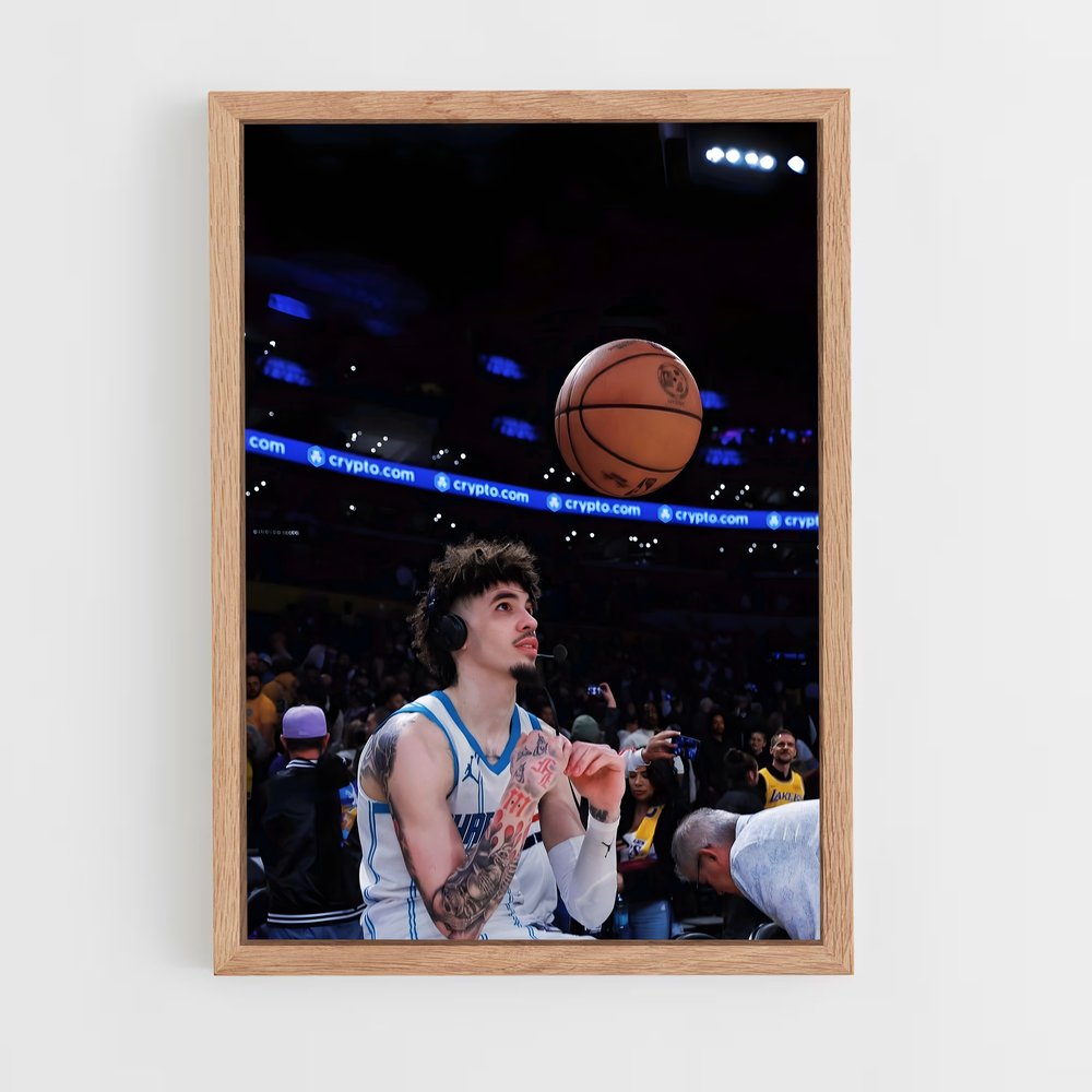 Poster Lamelo ball brut – affiche Basketball (vue 4)